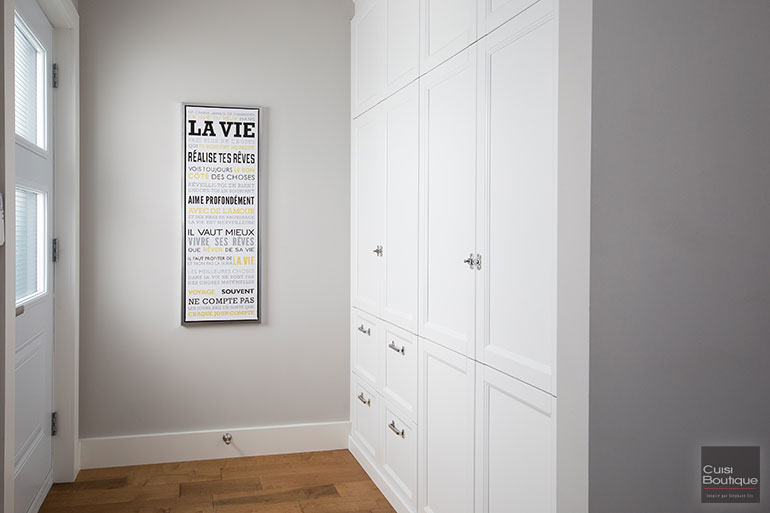 Espace de rangement « mudroom »